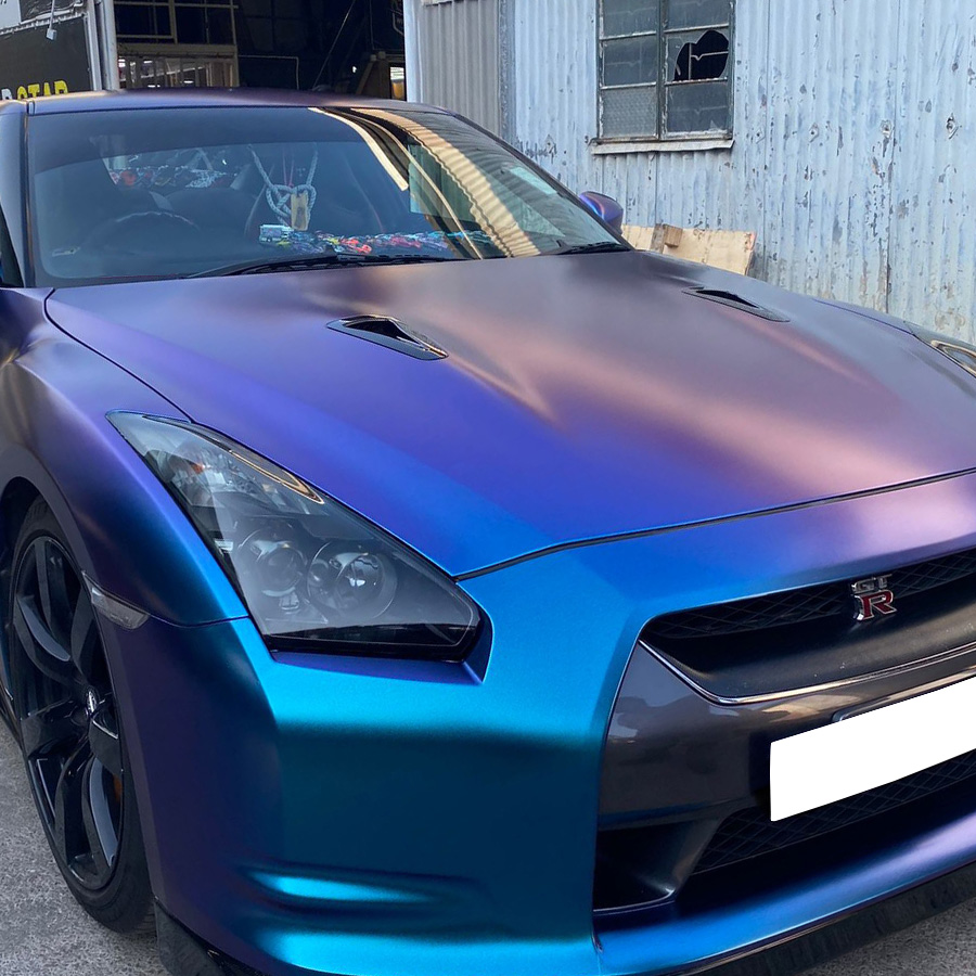 Nissan GT-R 貼膜 全車轉色